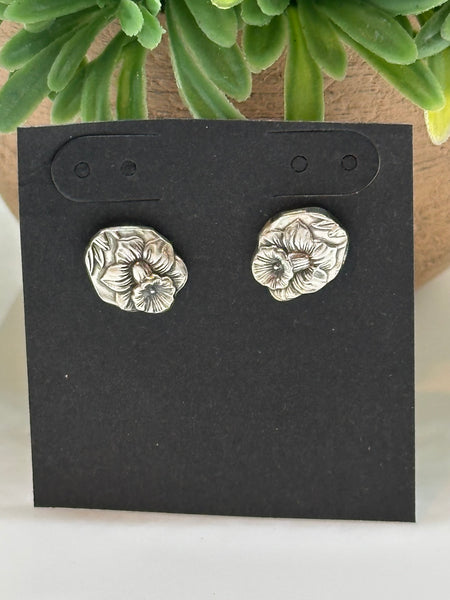 Stud Earrings from Spoon Handles