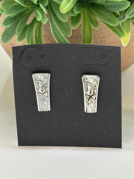 Stud Earrings from Spoon Handles