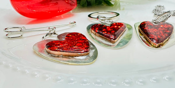 Galentine Valentine Heart - Pink/Peach