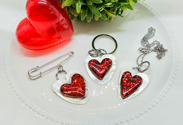 Galentine Valentine Heart - Pink/Peach