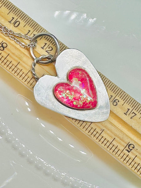 Galentine Valentine Heart - Hot Pink