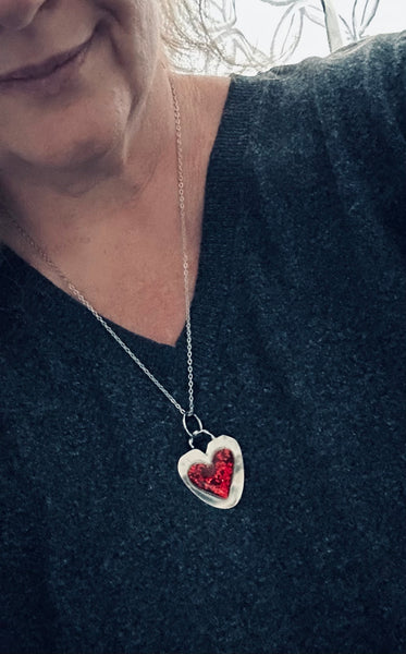 Galentine Valentine Heart - Pink/Peach