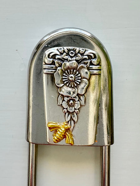 Giant Safety Pin Spring Charm 1950