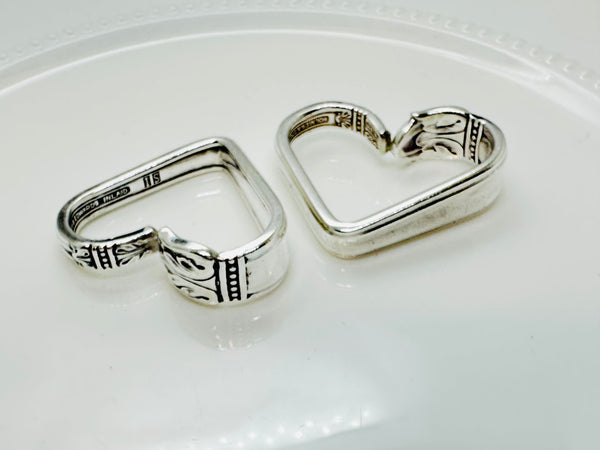 Vintage silver plated heart Danish Princess