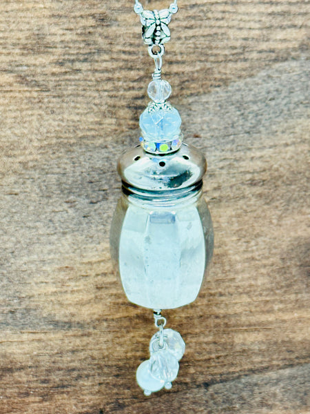 Sterling Silver Salt Shaker Pendant #6