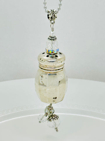 Sterling Silver Salt Shaker Pendant #3