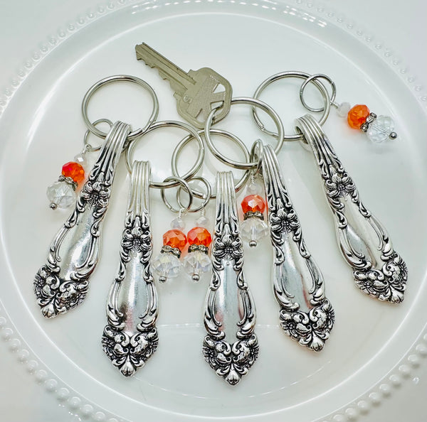 1901 Tiger Lily Keychain Orange